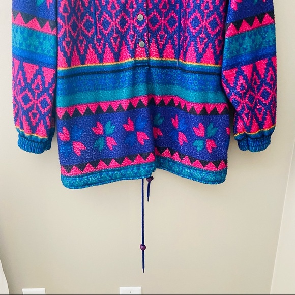 Victoria Sport Vintage 90's Fleece Sweater Sz Large - Picture 3 of 9
